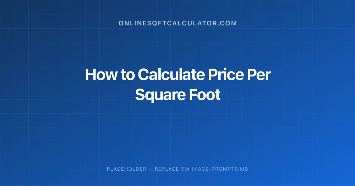 A calculator, house keys and a property listing document on a desk, illustrating price per square foot calculation