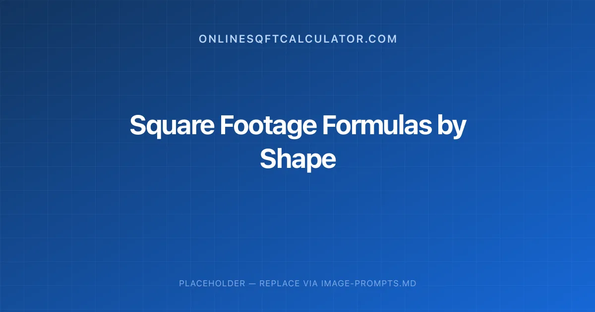 A geometric reference chart showing rectangle, circle, triangle, trapezoid, hexagon and ellipse shapes with their area formulas